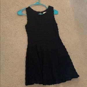 Black short dress